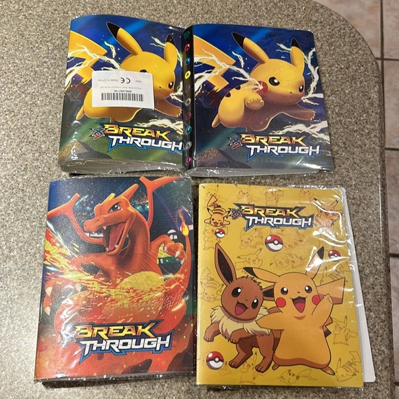4 Pokémon Mini Albums 30 Pages Trading Card Collectors Albums - Picture 6 of 9